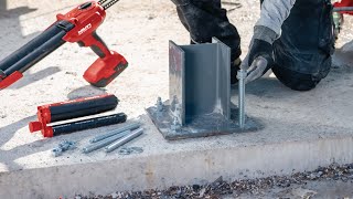 BẢNG TÍNH ĐỊNH MỨC HÓA CHẤT CẤY THÉP HILTI
